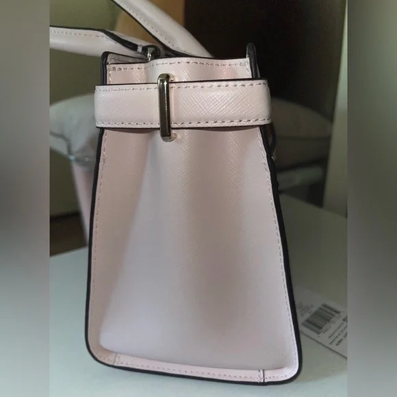 Kate Space Staci Heart Studded Satchel Bag with Cardholder and Wristlet - Picture 6 of 16